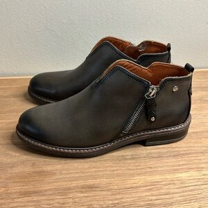 Pikolinos Womens Aldaya Gray Ankle Boots Size 38 Medium (B, M)